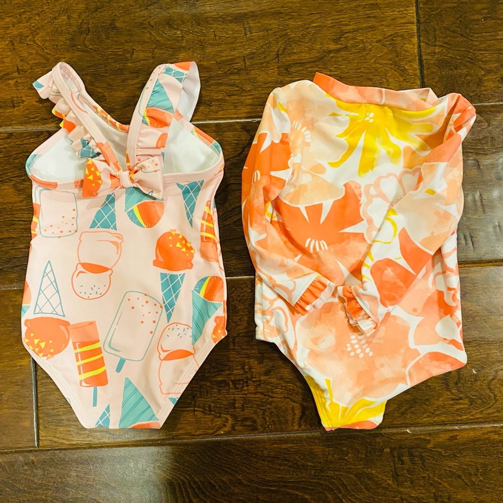 💕SOLD💕 Two 6 month old swim suits